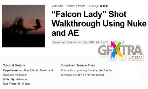 AE Tuts+ “Falcon Lady” Shot Walkthrough Using Nuke and AE 