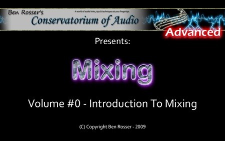 Conservatorium Of Audio Introduction To Mixing TUTORiAL