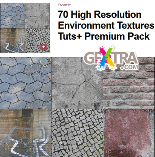 CG Tuts+ 70 High Resolution Environment Textures – Tuts+ Premium Pack