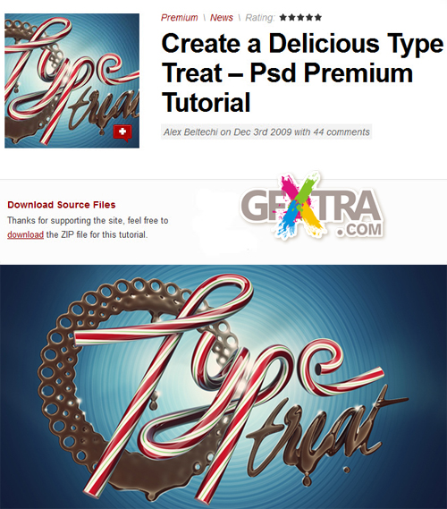 Create a Delicious Type Treat – Psd Tuts+ Premium Tutorial 