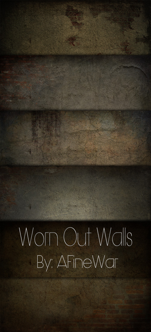 Textures - Worn Out Walls - Backgrounds 2011