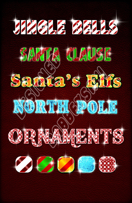 Christmas And New Year 2012 Hollidays Photoshop Text Style by dabbexsahi - 3