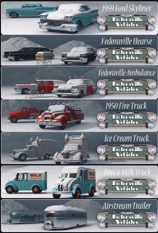 Fedoraville Vehicles Volume 1 Complete Edition