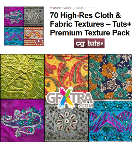 70 High-Res Cloth & Fabric Textures – Tuts+ Premium Texture Pack