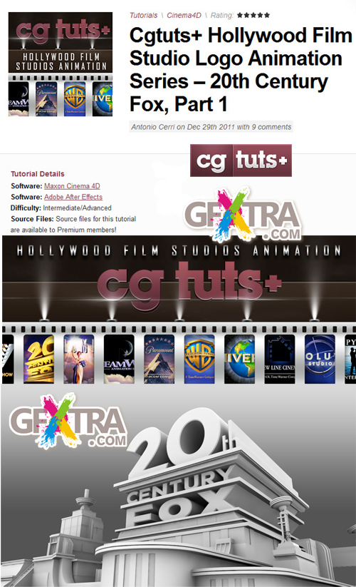 Cgtuts+ Hollywood Film Studio Logo Animation Series – 20th Century Fox