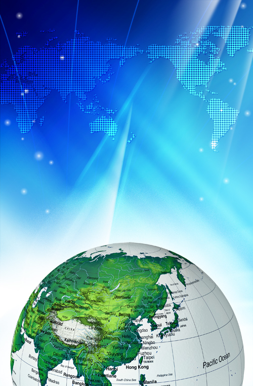 PSD Sources - World Map Background 2012 - Earth Model Designer