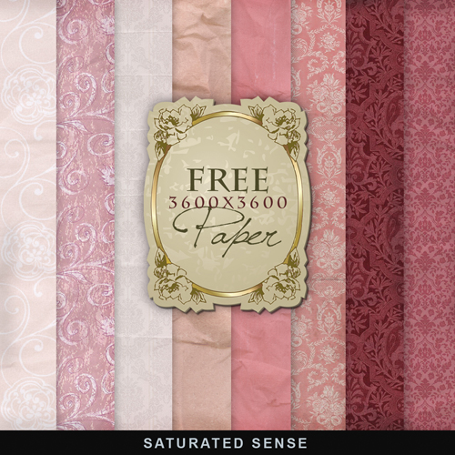 Textures - Old Vintage Backgrounds #63 - Pink Color Papers 2012 vol.3