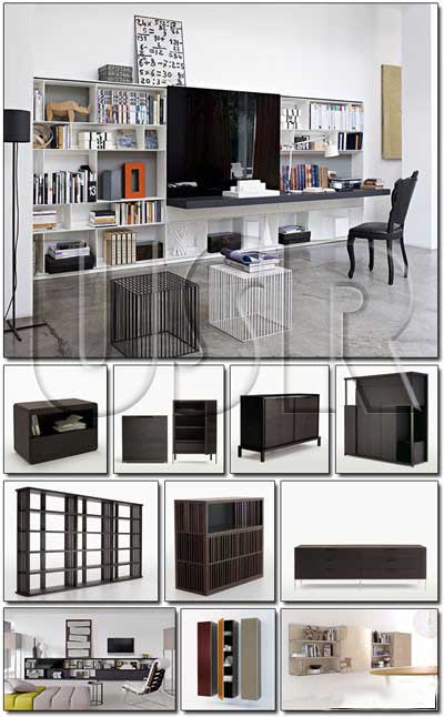 3D Models Furniture Italia Storage Wallsystems