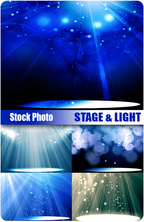 UHQ Stock Photo - Stage & Light