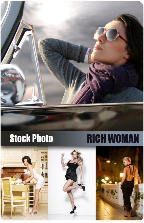 UHQ Stock Photo - Rich Woman
