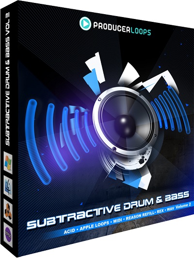 Producer Loops Subtractive Drum & Bass Vol 2 WAV MIDI REX