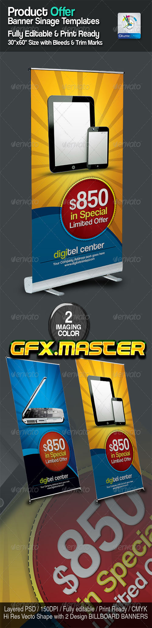 GraphicRiver - Product Offer Banner Sinage Templates