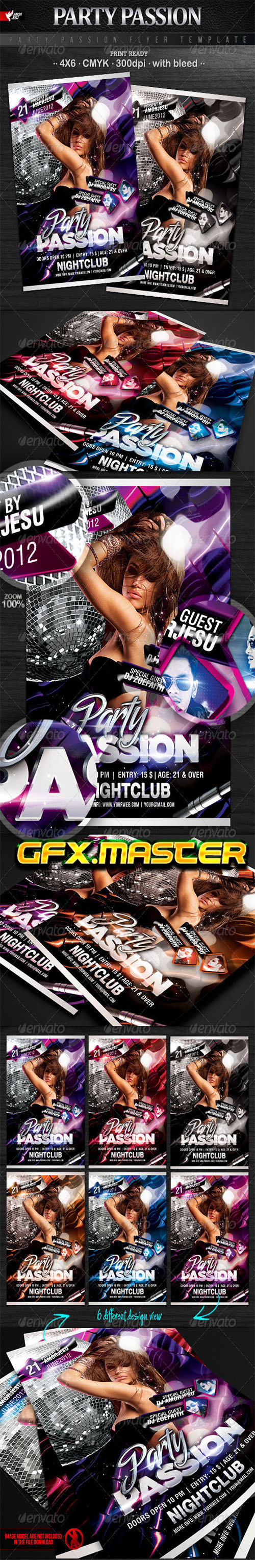 GraphicRiver - Party Passion Flyer Template