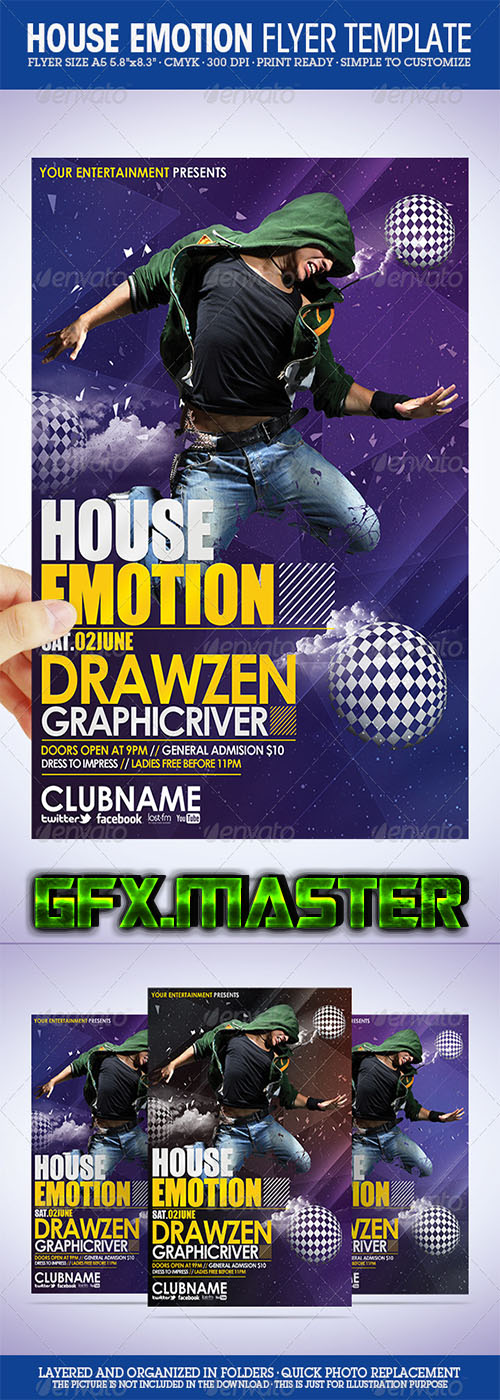 GraphicRiver - House Emotion Flyer Template