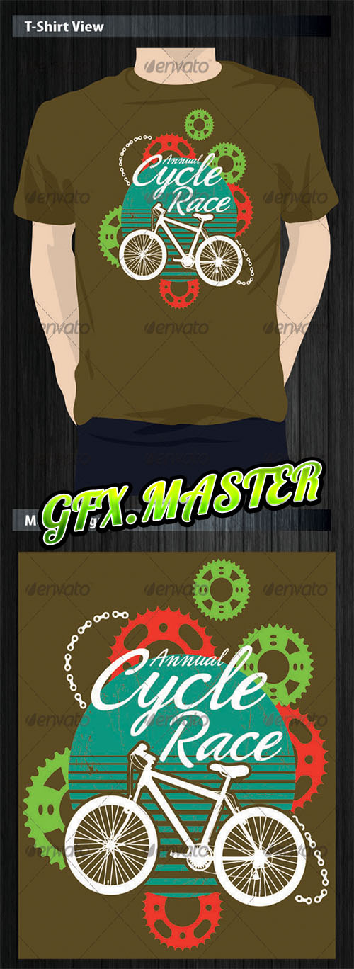 GraphicRiver - Cycle Race T-Shirt