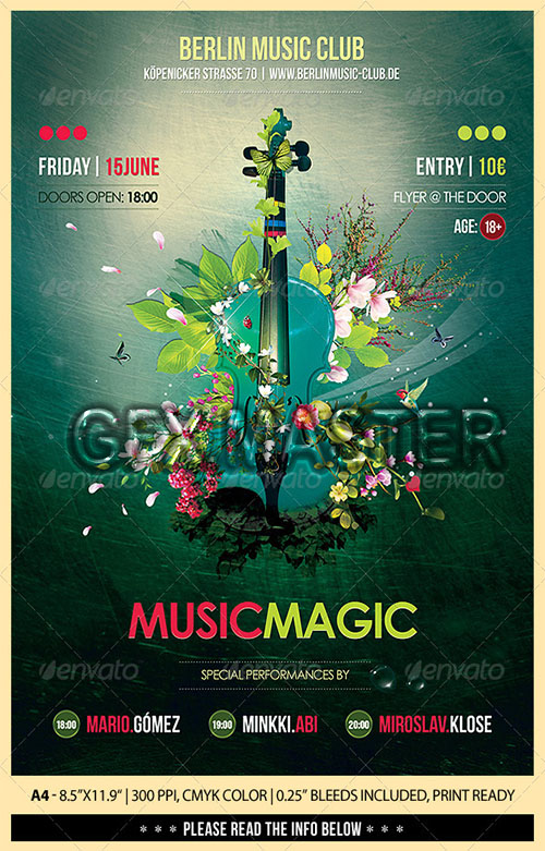 GraphicRiver - Music Magic Poster/Flyer
