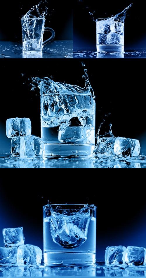 Ice Cubes and Water