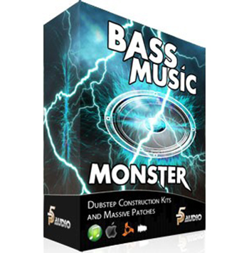 P5Audio Bass Music Monster Dubstep Construction Kits WAV