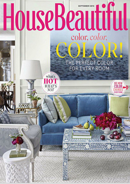 House Beautiful Magazine September 2012 