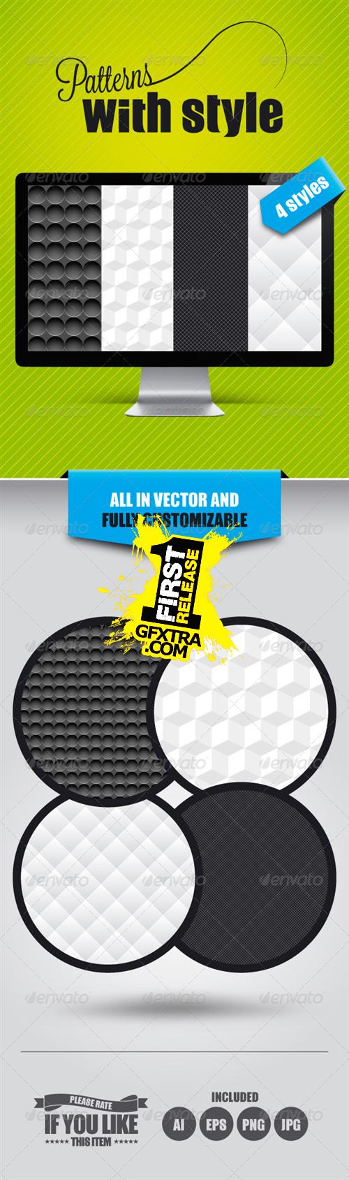 GraphicRiver - 4 Patterns With Style