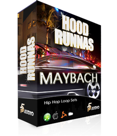 P5Audio Hood Runnas MayBach Edition Hip Hop Loops Sets WAV AiFF Apple Loops-KRock