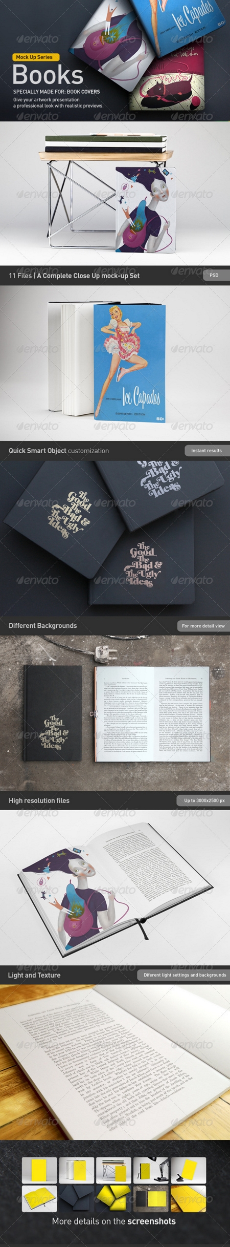 GraphicRiver: Book | Brochure Mock-Up
