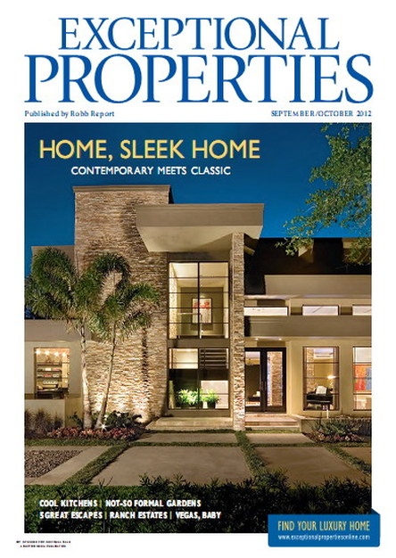 Robb Report Exceptional Properties September/October 2012  