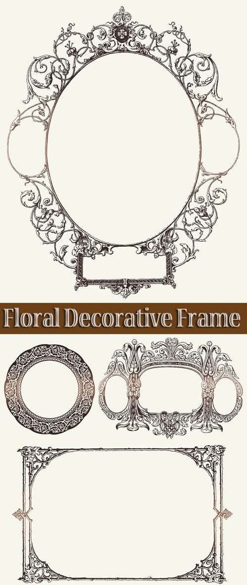 Floral Decorative Frame