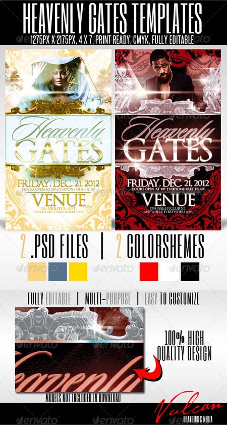 GraphicRiver Heavenly Gates Flyer Templates