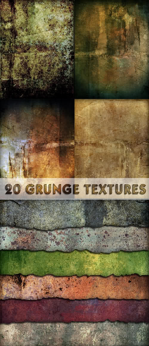 20 grunge textures