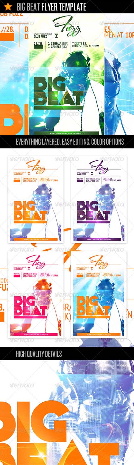 GraphicRiver Big Beat - Flyer Template