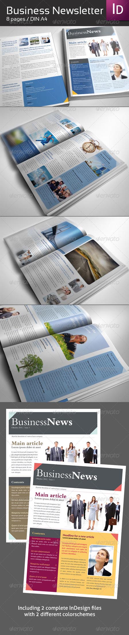GraphicRiver Business Newsletter DIN A4