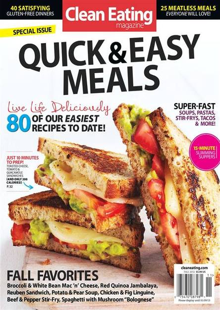 Clean Eating - Quick and Easy Meals 2012 