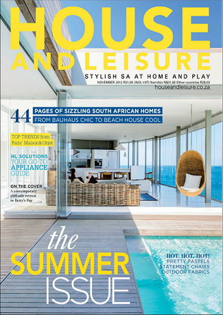 House and Leisure Magazine November 2012 