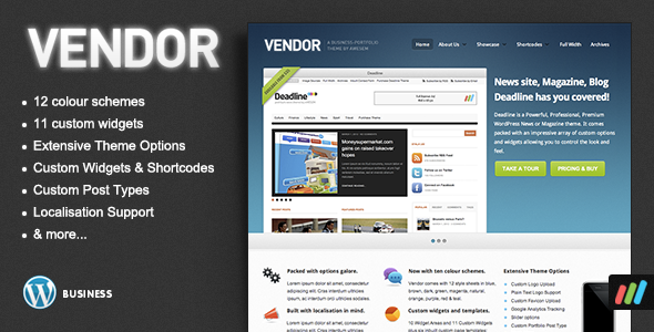 ThemeForest - Vendor v1.0.4 - Premium WordPress Portfolio Theme