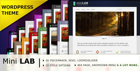 ThemeForest - Mini Lab v1.0 - Premium Wordpress Theme 15 in 1