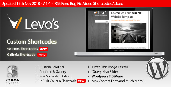 ThemeForest - Levos 5 in 1 v1.4 - Premium Wordpress Theme