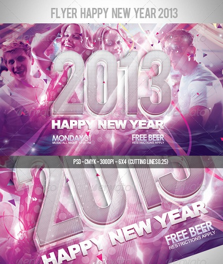 GraphicRiver - Flyer Happy New Year 2013