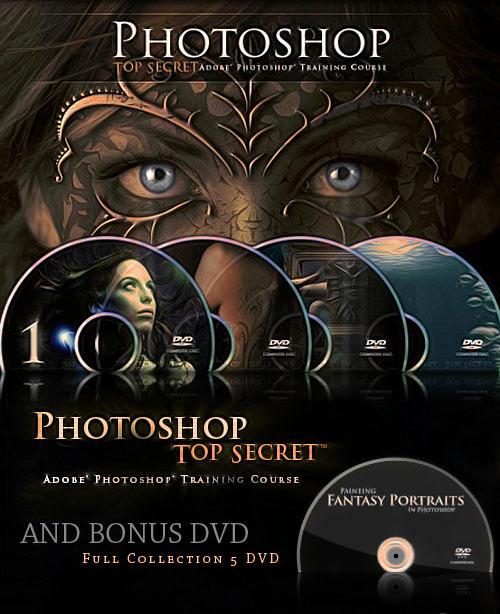 Photoshop Top Secrets - Full Collection (4 DVDs + Bonus DVD)