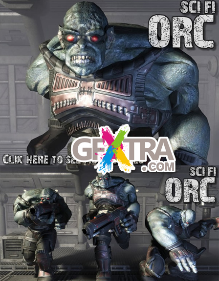 Dexsoft - Sci-Fi ORC animated character 