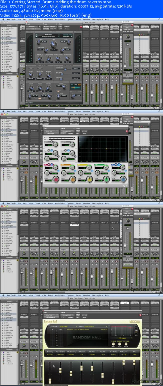 Mixing a Hip-hop and R&B Song in Pro Tools