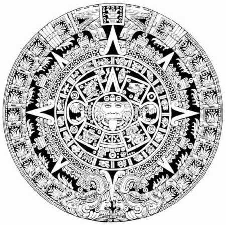 Asadal Aztec Calendar EPS