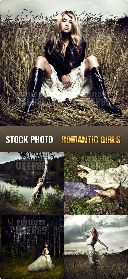 Stock Photo - Romantic Girls