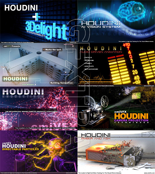 cmiVFX – Houdini Training Collection (2007 – 2013)