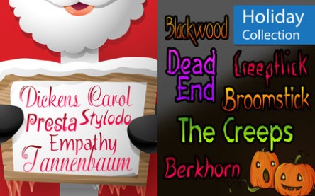 MacFonts Spooky Fonts.1.2 MacOSX Holiday Collection