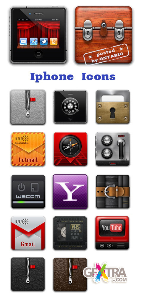 Collection of Iphone Icons