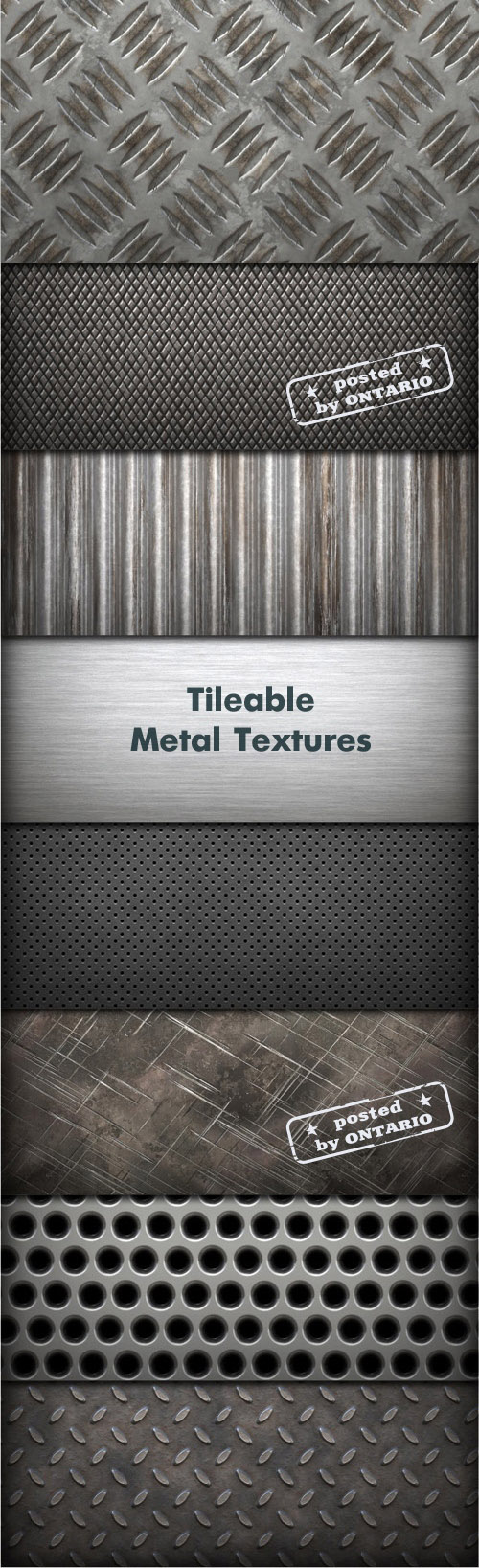 Metal Seamless Textures & Patterns