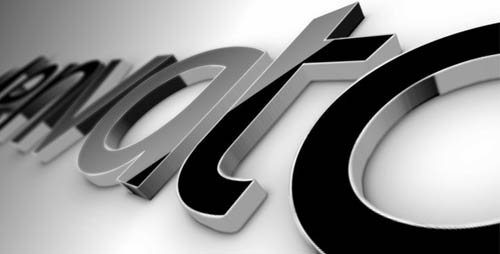 Black Classic 3D Logo - Project for After Effects (VideoHive) 519447