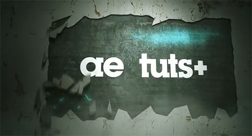 AE Tuts - Create a Collapsing Wall Logo Reveal