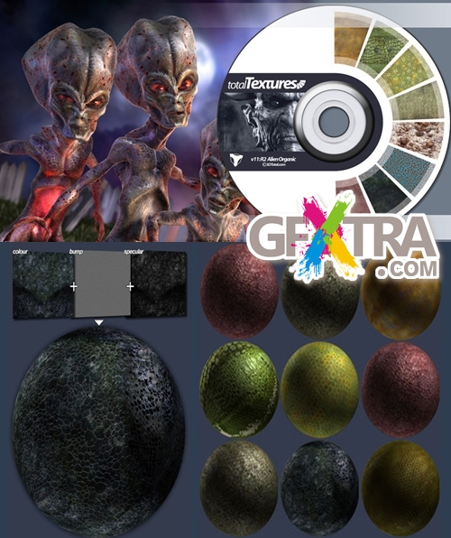3D Total: Textures V11:R2 - Alien Organic
